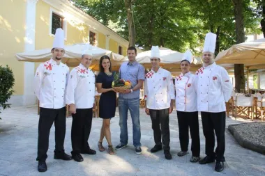 Doris Pinčić i Hrvatska kulinarska reprezentacija u Falkensteiner hotelu Adriana