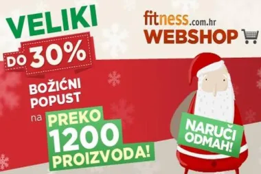 Velika božićna akcija na više od 1200 fitness proizvoda