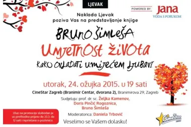 Saznajte kako ovladati umijećem ljubavi na promociji knjige Umjetnost života