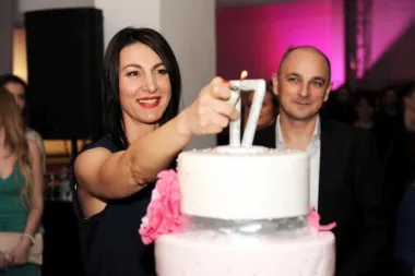 Severina, Mislav Čavajda, Renata Sopek  na rođendanskoj proslavi Cosmopolitana