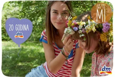 Inicijativa "Jer sve smo to MI" povodom 20 godina dm-a u Hrvatskoj