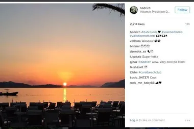 Nina Badrić uživa u Valamaru u Dubrovniku