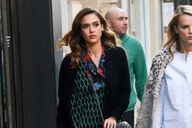 Jessica Alba u KENZOxH&M haljini