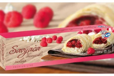Ledo savijača cheesecake malina – novi okus omiljenog deserta
