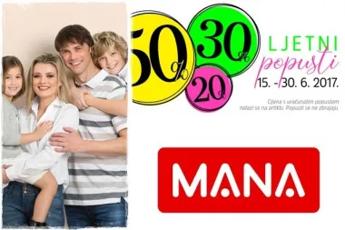 Počeli su ljetni popusti u MANI!