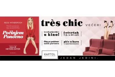 U Kaptol Boutique Cinema počinje TRES CHIC - idealna filmska ženska večer