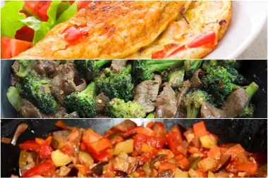LCHF recepti: fini omlet, ratatouille i stir-fry