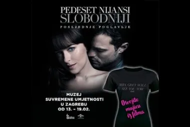 Poklanjamo vam majicu iz filma 50 nijansi slobodniji