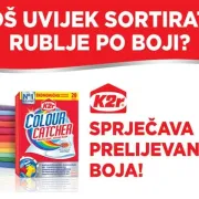 Zbogom nevoljama s prelijevanjem boja s odjeće na odjeću, uz K2r hvatač boja!