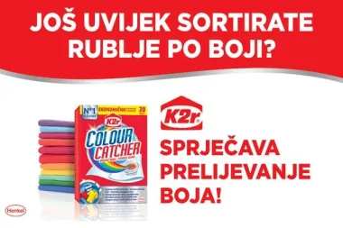 Zbogom nevoljama s prelijevanjem boja s odjeće na odjeću, uz K2r hvatač boja!