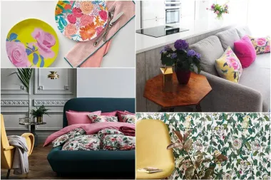 Dekor ideje: moderni načini uređenja floralnim uzorkom