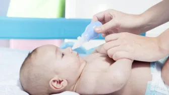 Začepljen nos kod beba