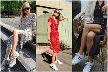 Haljina i tenisice - kombinacija koju trendseterice obožavaju