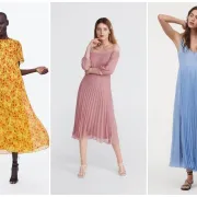 Plisirane haljine - novi modni trend za kojim trendseterice luduju