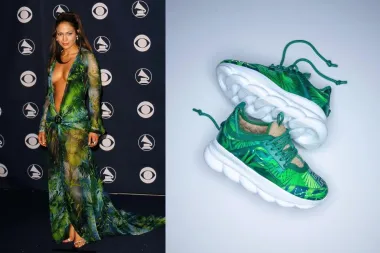 Poznata Versace haljina koju je J.Lo nosila 2000. godine na Grammyju pretvorena u tenisice