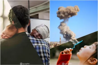 Surova realnost: Dva različita svijeta u jednoj fotografiji