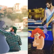 Fotošopirao sebe kako se zabavlja s Disneyjevim likovima, a rezultat je doista smiješan