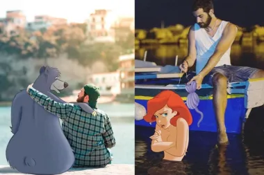 Fotošopirao sebe kako se zabavlja s Disneyjevim likovima, a rezultat je doista smiješan