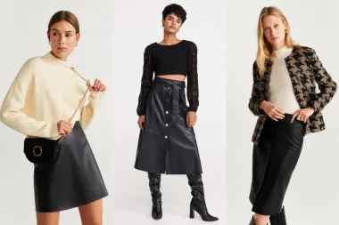 Kožna suknja idealna je za jesenske kombinacije: 10 najljepših high street modela