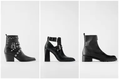 Zara ima odličnu ponudu crnih gležnjača. Ovo su naši favoriti