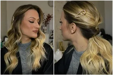 Dvije jednostavne novogodišnje frizure s kojima ćeš zablistati