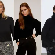 Statement komad za zimske dane: Crna dolčevita u 10 savršenih modela