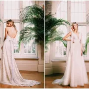 Alduk u novoj bridal kolekciji koristi netipične tkanine i apstraktne motive. Nama se sviđa