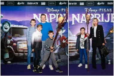 Poznati roditelji poveli svoje mališane na premijeru novog animiranog hita 'Naprijed'
