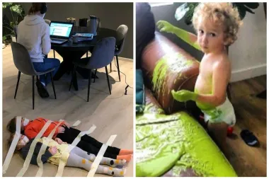 Dječje nepodopštine kroz fotografije: Je li i kod tebe ovako zabavno u karanteni?