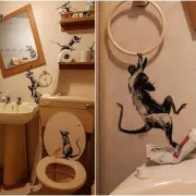 I Banksy radi od kuće: Na Instagramu podijelio svoje najnovije umjetničko djelo