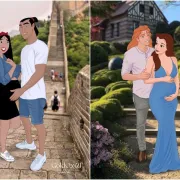 Kako bi izgledale Disneyjeve princeze kao moderne trudnice? Ovi su nam crteži popravili dan