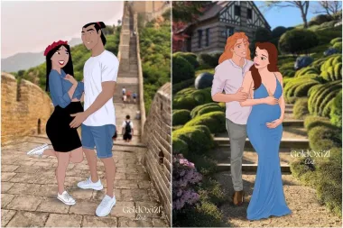 Kako bi izgledale Disneyjeve princeze kao moderne trudnice? Ovi su nam crteži popravili dan