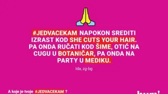 Što je zajedničko Idi Prester, Niki Turković, Mrletu, Davidu Skoki i još gotovo 800 pojedinaca diljem zemlje? Svi imaju svoj #jedvacekam