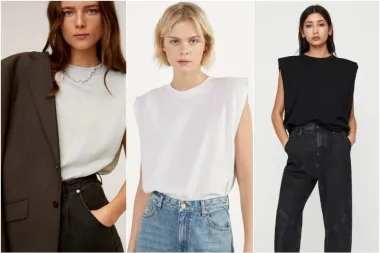 Povratak u 80-e? Jednostavni T-shirt s jastučićima pravi je ovosezonski hit