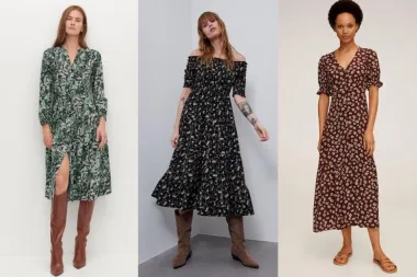 Midi haljine: Najljepši modeli s cvjetnim uzorkom savršeni za romantični look