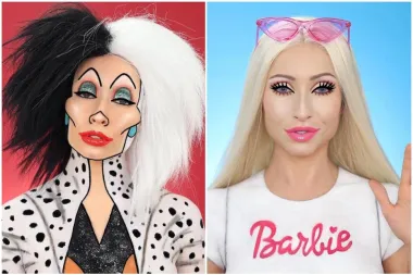 Cruella De Vil ili Barbie? Ova žena pomoću šminke može 'postati' bilo koji lik