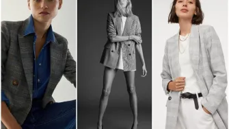Sivi karirani blejzer obvezan je dio jesenskih kombinacija. Imamo super modele, od 150 kn