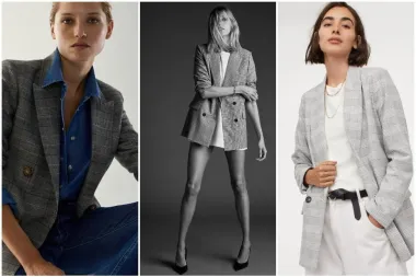 Sivi karirani blejzer obvezan je dio jesenskih kombinacija. Imamo super modele, od 150 kn
