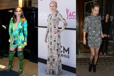 Nije samo jesen u lišću. Ovom motivu ne mogu odoljeti ni celebrityji. Nose ga Lopez, Kidman, Moss...