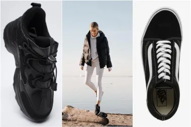 Tople i udobne, ali i stylish - crne tenisice super su izbor za hladnije vrijeme