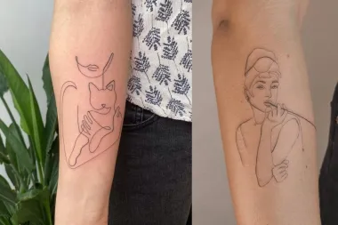 Pronašle smo inspiraciju za jednostavne, a posebne tetovaže iz jedne linije