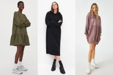 'Sweatshirt' haljine koje ćemo nositi kod kuće - ali i izvan nje
