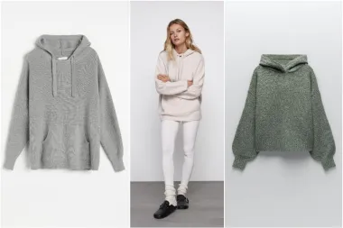 Pleteni hoodie ove je zime neizostavan 'it' komad
