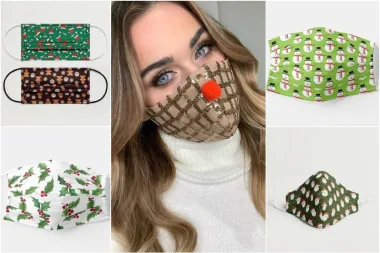 Sigurne i u trendu: Pronašle smo maske za lice s božićnim motivima