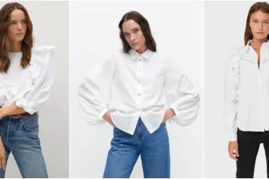 Bijela bluza klasik je koji ne izlazi iz mode