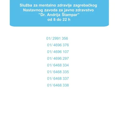 Ne oklijevaj: Besplatni brojevi telefona za pružanje psihološke pomoći