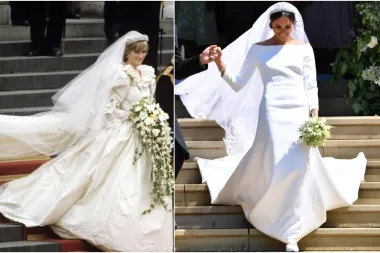 Od Meghan do Diane: Šest najskupljih kraljevskih vjenčanica