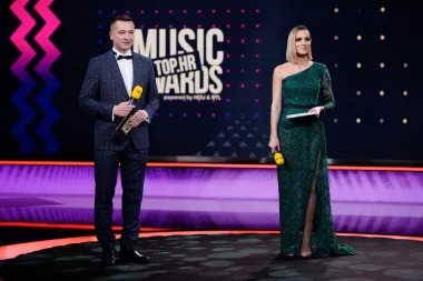 Dua Lipa se putem video veze uključila na dodjelu glazbenih nagrada Top.HR Music Awards