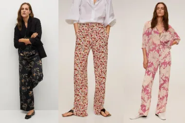 Hlače s uzorkom za outfit dostojan modne piste
