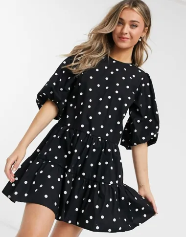 Nose nam se točkice pa smo pronašle deset polka dot haljina